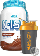 N-ISO Hydrolyzed Whey Isolate (Milk Chocolate) - 1.8lbs + BONUS