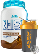 N-ISO Hydrolyzed Whey Isolate (Peanut Butter Chocolate) - 1.8lbs + BONUS