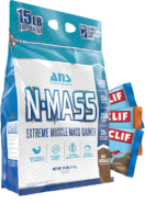 N-Mass Extreme Gainer (Milk Chocolate) - 15lbs + BONUS