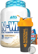 N-Whey Premium Protein (Creamy Vanilla) - 5lbs + BONUS