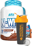 N-Whey Premium Protein (Milk Chocolate) - 5lbs + BONUS