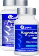 Adrenal-Pro - 120 V-Caps + Magnesium Bis-Glycinate 200 Gentle - 60 V-Caps FREE