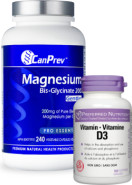 Magnesium Bis-Glycinate 200 Gentle - 240 V-Caps + BONUS