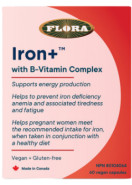 Iron+ With B-Vitamin Complex - 60 V-Caps