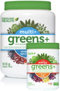 Greens+ Multi+ (Vanilla) - 513g + BONUS - Genuine Health
