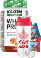 100% Natural Whey Protein (Cinnamon Bun) - 840g + BONUS - Kaizen