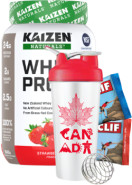 100% Natural Whey Protein (Strawberries & Cream) - 840g + BONUS - Kaizen