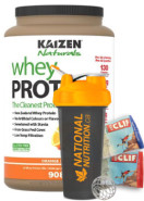 100% Natural Whey Protein (Orange) - 908g + BONUS - Kaizen Sports Nutrition