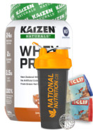 100% Natural Whey Protein (Salted Carmel) - 840g + BONUS - Kaizen Sports Nutrition