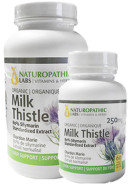 Milk Thistle (Organic) 250mg 80% Sylmarin - 240 + 60 V-Caps FREE