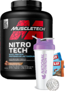 Nitro Tech Whey Protein (Milk Chocolate) - 2.27kg + BONUS