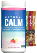 Natural Calm (Raspberry/Lemon) - 452g + BONUS