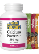 Calcium Factor 350mg - 90 Tabs + BONUS