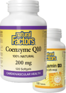 Coenzyme Q10 200mg - 120 Softgels + BONUS