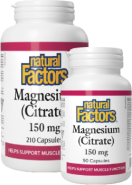 Magnesium Citrate 150mg - 210 Caps + BONUS
