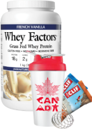 Whey Factors Protein (Vanilla) - 1kg + BONUS