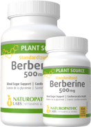 Berberine 500mg - 120 + 60 V-Caps FREE