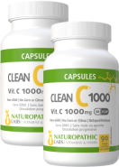 Clean C 1000 (Vitamin C 1,000mg) - 90 + 90 DR V-Caps