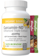 Clean Curcumin-95 (Enhanced Triple Extract) 450mg - 60 V-Caps + BONUS