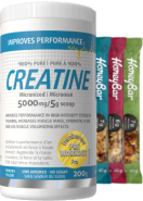 Creatine 100% Pure (Micronized) 5000mg - 200g + BONUS