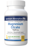 Magnesium Citrate 150mg - 60 Caps