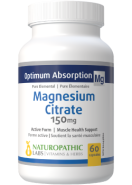Magnesium Citrate 150mg - 60 Caps