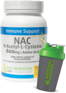 NAC (N-Acetyl-Cysteine) 600mg - 90 Caps + BONUS