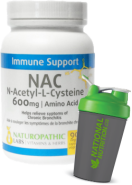NAC (N-Acetyl-Cysteine) 600mg - 90 Caps + BONUS