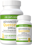 Quercetin (Advanced Q3) 500mg - 120 + 60 Caps FREE