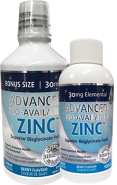 Zinc Bisglycinate 30mg - 600ml + BONUS