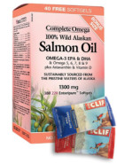 CompleteOmega Salmon Oil 1,300mg - 220 Softgels + BONUS