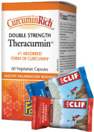 CurcuminRich Theracurmin Double Strength 60mg - 60 V-Caps + BONUS
