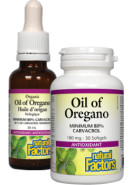 Organic Oregano Oil - 30ml + 30 Softgels FREE