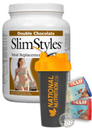 Slimstyles Meal Replacement (Chocolate) - 800g + BONUS - Natural Factors