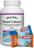 Stress-Relax Mental Calmness - 120 Chew Tabs + BONUS