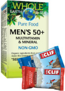 Whole Earth & Sea Pure Food Men's 50+ Multivitamin & Mineral - 60 Tabs + BONUS