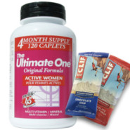 Ultimate One Active Women Multi Vitamin/Mineral - 120 Caplets + BONUS