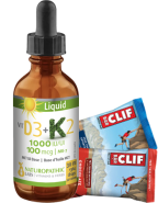 Vitamin D3 1000iu + K2 100mcg Liquid - 30ml + BONUS