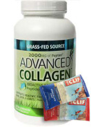 Advanced Collagen (Grass Fed Bovine Source) 500mg - 150 Caps + BONUS