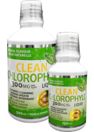 Clean Chlorophyll 300mg (Preservative Free) - 600 + 250ml FREE