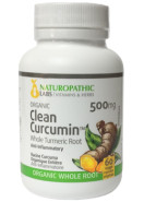 Organic Clean Curcumin (Whole Turmeric Root) 500mg - 60 V-Caps