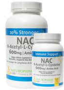 NAC (N-Acetyl-Cysteine) 600mg - 180 + 90 Caps FREE