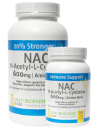 NAC (N-Acetyl-Cysteine) 600mg - 180 + 90 Caps FREE