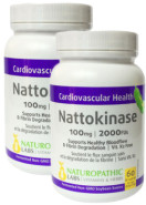 Nattokinase 100mg - 60 + 60 DR V-Caps FREE