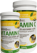 Vitamin C Buffered 2,000mg (Orange) - 500 + 250g Crystals FREE
