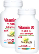 Vitamin D3 2,500iu Extra Strength - 360 + 60 Softgels FREE