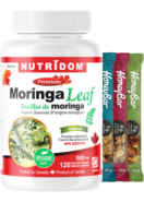 Moringa Leaf 500mg (Organic) - 120 V-Caps + BONUS