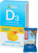 Delicious D Vitamin D3 400iu For Babies - 15ml + BONUS