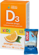 Delicious D Vitamin D3 For Kids (Orange) - 15ml + BONUS