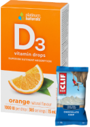 Delicious D Vitamin D3 1,000iu (Orange) - 15ml + BONUS